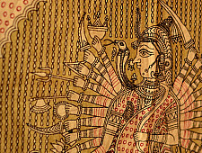 Sacred cloth of the Goddess- Vishat mata ( 64" X41" )