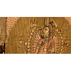 Sacred cloth of the Goddess- Vishat mata ( 64" X41" )