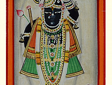 Miniature painting ~ Srinath ji ~ { 1 }