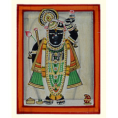 Miniature painting ~ Srinath ji ~ { 1 }