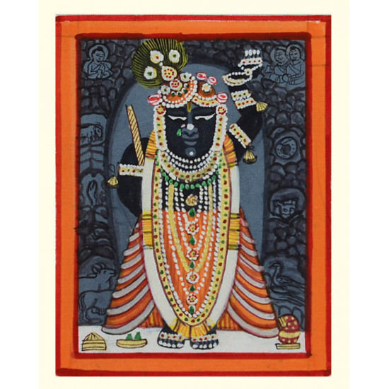 Miniature painting ~ Srinath ji ~ { 10 }