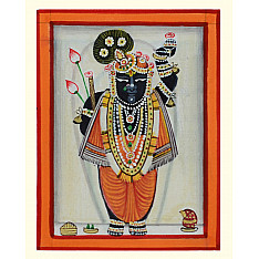 Miniature painting ~ Srinath ji ~ { 12 }