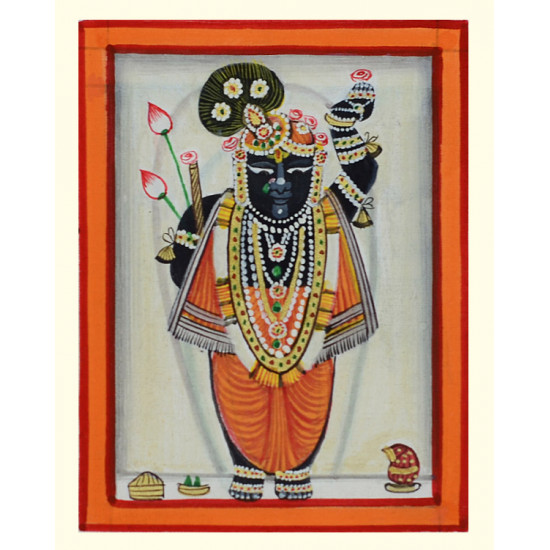 Miniature painting ~ Srinath ji ~ { 12 }