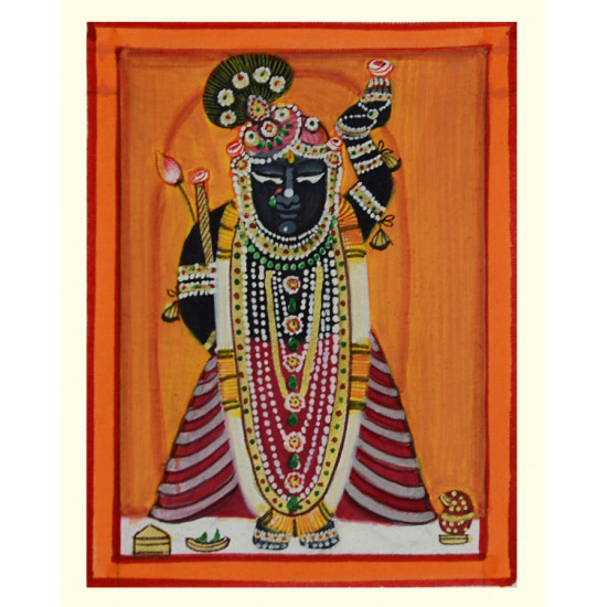 Miniature painting ~ Srinath ji ~ { 13 }