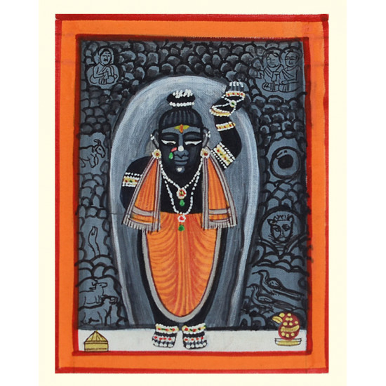 Miniature painting ~ Srinath ji ~ { 14 }