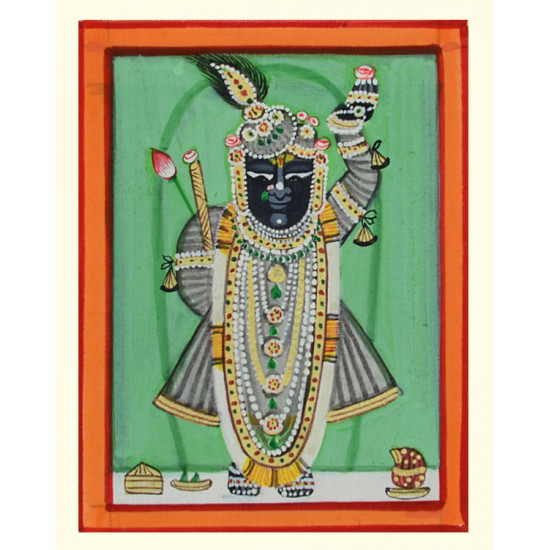 Miniature painting ~ Srinath ji ~ { 15 }