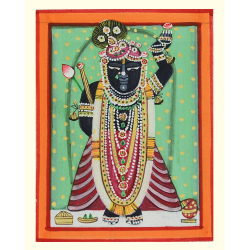 Miniature painting ~ Srinath ji ~ { 16 }