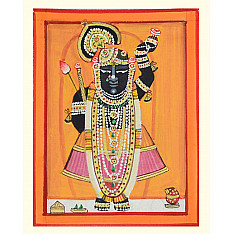 Miniature painting ~ Srinath ji ~ { 18 }