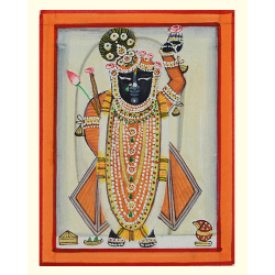 Miniature painting ~ Srinath ji ~ { 19 }