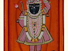Miniature painting ~ Srinath ji ~ { 2 }