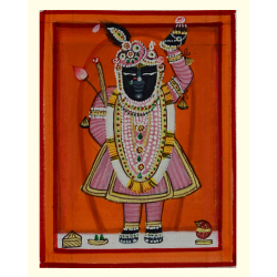 Miniature painting ~ Srinath ji ~ { 2 }