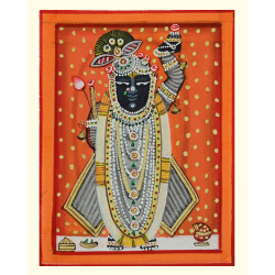 Miniature painting ~ Srinath ji ~ { 23 }