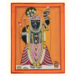 Miniature painting ~ Srinath ji ~ { 24 }