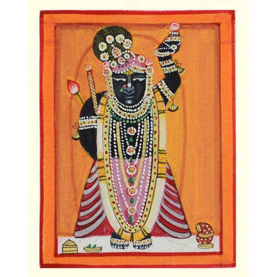 Miniature painting ~ Srinath ji ~ { 24 }