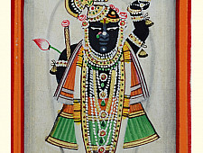 Miniature painting ~ Srinath ji ~ { 3 }