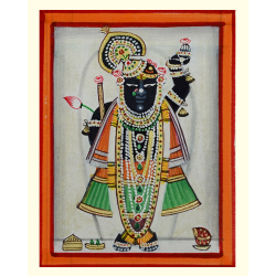 Miniature painting ~ Srinath ji ~ { 3 }