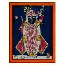 Miniature painting ~ Srinath ji ~ { 4 }