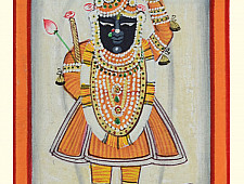 Miniature painting ~ Srinath ji ~ { 5 }