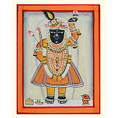 Miniature painting ~ Srinath ji ~ { 5 }