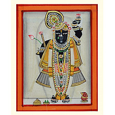 Miniature painting ~ Srinath ji ~ { 6 }