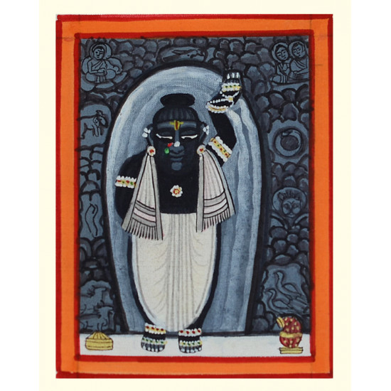 Miniature painting ~ Srinath ji ~ { 7 }