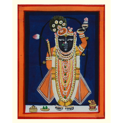 Miniature painting ~ Srinath ji ~ { 9 }