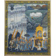 Miniature painting ~ Maharaha procession at Night