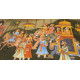 Miniature painting ~ Maharaja fateh singh ji  procession