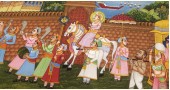 Miniature painting ~ Maharaja of Mewar procession