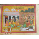 Miniature painting ~ Vasant Panchami at Mewar