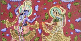 Kamal Ras ~ Lord krishana with Radha  ( 92 X122 cm )