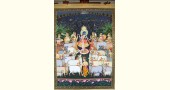 Pichwai Painting ~ Gopasthmi ~ Lord krishana with cow ( 92 X122 cm )