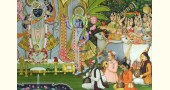 Pichwai Painting ~ Shrinath ji with ashtha sakha  ( 153 X 92cm )