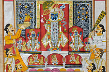 Pichwai Painting ~ Darshan Shrinath ji  (6 X 4 feet)