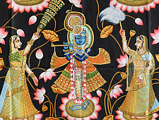 Pichwai Painting ~ Kamal Raas (3 X 4 feet)