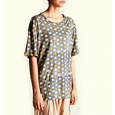 Ajrakh T-shirt ~ Vegetable Colors