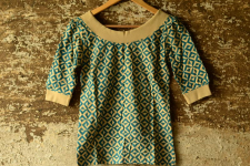 Geometries in Sea-green ~ Gaamthi tshirt