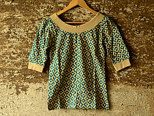 Geometries in Sea-green ~ Gaamthi tshirt