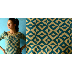 Geometries in Sea-green ~ Gaamthi tshirt