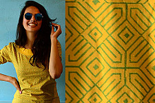 Geometries on yellow ~ Gaamthi tshirt