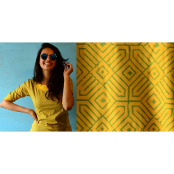 Geometries on yellow ~ Gaamthi tshirt