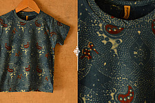Earth's vanity ✼ Vegetable Colors Ajrakh T-Shirt ( Kids )