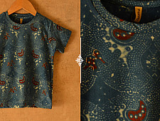 Earth's vanity ✼ Vegetable Colors Ajrakh T-Shirt ( Kids )