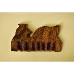 Wooden comb ~ Tribal markings { 5 }