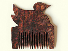 Wooden comb ~ Duck