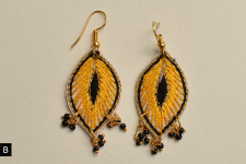 Of Glitter & Shine ☆ Embroidered Jewelry { Earrings } 4