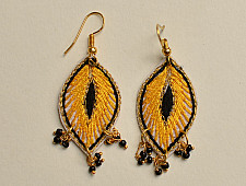 Of Glitter & Shine ☆ Embroidered Jewelry { Earrings } 4