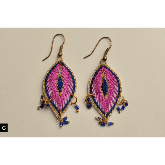 Of Glitter & Shine ☆ Embroidered Jewelry { Earrings } 4