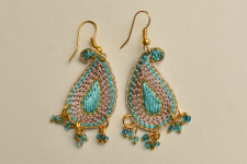 Of Glitter & Shine ☆ Embroidered Jewelry { Earrings } 8