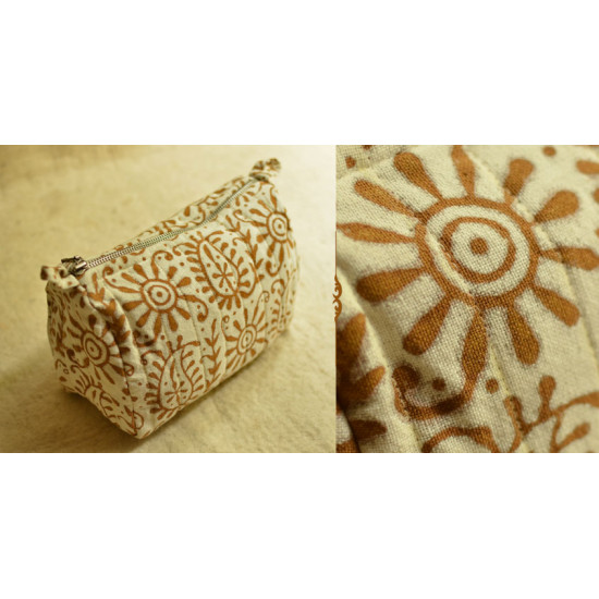 Block Printed Pouch ~ 01